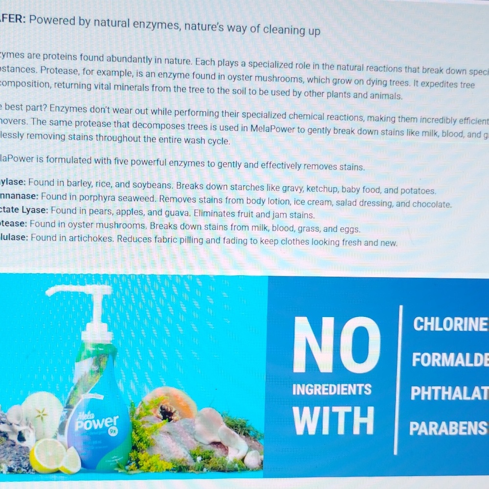 Ecosense Laundry detergent Regular MelaPower 9x Detergent: Island Breeze 32fl.oz - Picture 11 of 16